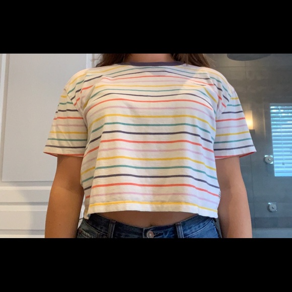 Vans Pool Party Stripe Boxy T-Shirt - Picture 5 of 7